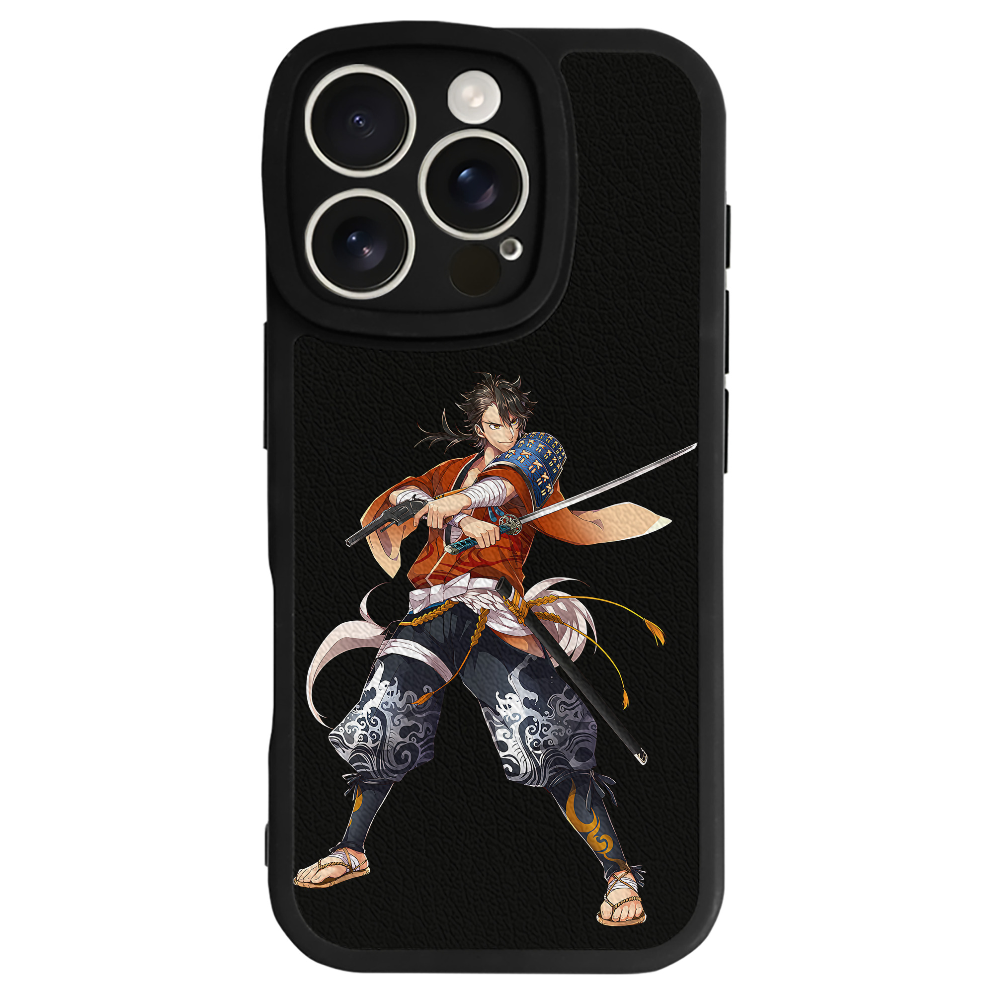 （画像用） 刀剣乱舞 Touken Ranbu 【iPhone 16シリーズ対応】シリコンスマホケース（レザー調） 材質：シリコン